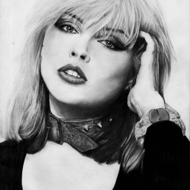 SOLD UNAVAILABLE. In_diem - Heart of Glass. Graphite pencil on white Canson paper. 42x29cm